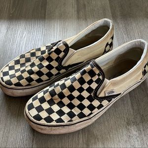 SOLD || Vans Checkered Slip-Ons